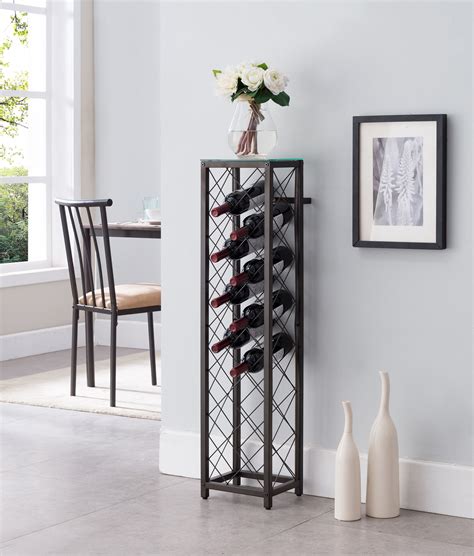 metal wine holder brackets|metal floor standing wine racks.